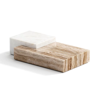 Table basse de luxe en marbre vert cascade, en quartzite vert naturel du Brésil, rectangulaire, pour salon