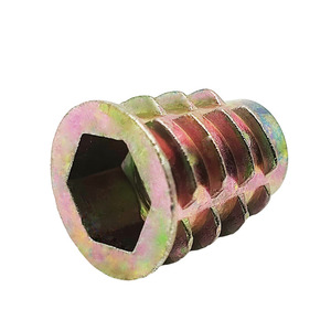 Đai Ốc Chèn Gỗ Nội Thất M6 Hợp Kim Kẽm Đai Ốc Chèn Hợp Kim Ren Đồ Nội Thất - Product Image 4