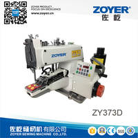 Machine à coudre ZOYER ZY373, bouton de fixation automatique