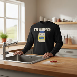 T-shirt a maniche lunghe I'm Whipped Mayonnaise - Product Image 3