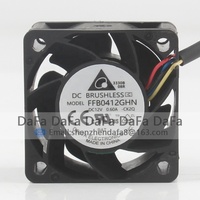 Ventilateur de refroidissement original Delta 5V 24V 48V DC 12V 0.60A AC EC 4028 40X40X28MM 4CM PWM à quatre fils pour serveur, convertisseur de fréquence FFB0412GHN