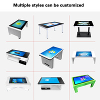 Table de jeu interactive 32 43 55 pouces Écran tactile Anti-rayures Table basse Affichage interactif de vente au détail