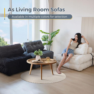 Canapé modulaire de compression Canapé Offre Spéciale moderne nouveau design Canapé en tissu de velours de style crème Petit canapé en mousse assez doux pour la maison - Product Image 4