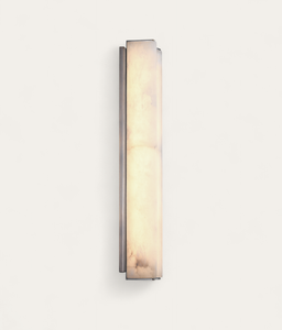 Lámpara de Pared Moderna de Latón, Aplique de Pared de Alabastro Español, Elegante y Discreto. Lámpara de Pared de Ébano, Iluminación Decorativa para Interiores - Product Image 4