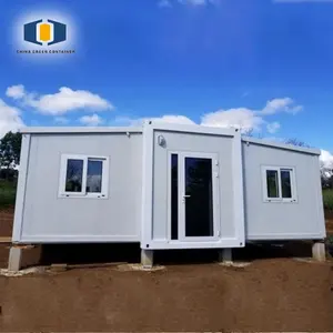 CGCH Cina 20 40 Ft Rumah Model Mewah Rumah Modular Prefab Australia Rumah Kontainer Yang Dapat Diperluas