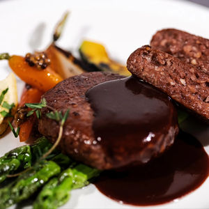 High-<b>Protein</b> Plant Meat Hamburger Steak Umami Juicy & Tender for Keto & Meatless Diets Plant-Based Food & Beverage - Product Image 1