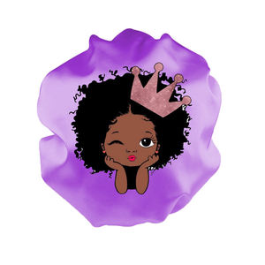 Шелковая атласная шляпа для волос, Детская шляпа с логотипом на заказ - Product Image 4