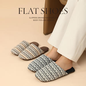 Nueva Colección 2025, Pantuflas de Lino, Antideslizantes, PVC, Oferta Especial al por Mayor - Product Image 4