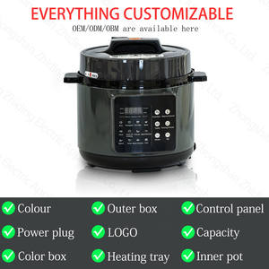 Olla a Presión Eléctrica Inteligente de 5L, Digital, <span class=keywords><strong>8</strong></span> <span class=keywords><strong>Litros</strong></span>, con Olla Interior de Acero Inoxidable, Servicio OEM ODM - Product Image 3