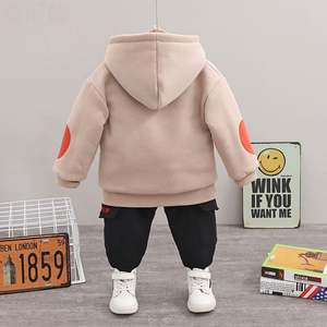Productos Más Vendidos en Estados Unidos, Conjunto de Sudadera con Capucha para Niños, Ropa de Invierno para Niños con Estampado de Letras - Product Image 2