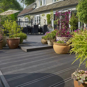 Cho <span class=keywords><strong>Coowin</strong></span> sàn ngoài trời <span class=keywords><strong>decking</strong></span> không thấm nước composite rắn <span class=keywords><strong>WPC</strong></span> veranda Terrace bền gỗ sợi sồi thông tếch PVC nhựa - Product Image 4