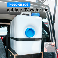 Réservoir d'eau blanc CanRun de grande capacité pour la randonnée en plein air, le camping, la voiture, le camping-car