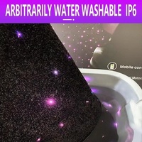 Tapis de sol lumineux pour voiture, lumière d'ambiance USB 5W, ciel étoilé, tapis de sol LED, intérieur, commande vocale UM099 OLIVER, compatible