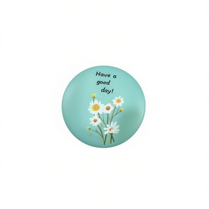 Cosmetic <b>Mirror</b> Floral Design Compact Makeup <b>Mirror</b> With Daisy Pattern Have A Good Day Message Portable Vanity <b>Mirror</b> For Women - Product Image 1
