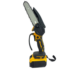 Mini Chainsaw 4 In Battery Powered Portable <b>Logging</b> And Pruning Tool - Product Image 2