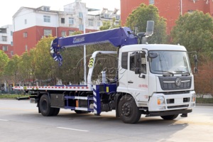 Camion de remorquage Dongfeng avec grue de 6 tonnes intégrée – Solution tout-en-un de secours routier - Product Image 2