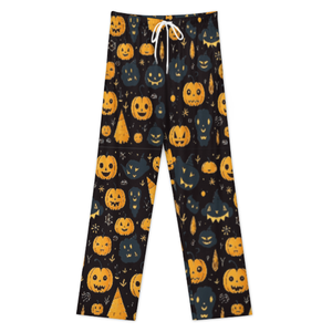Pantaloni del Pigiama Termici con Stampe Spaventose <span class=keywords><strong>di</strong></span> Halloween per Donna, Personalizzabili con Sublimazione per <span class=keywords><strong>la</strong></span> <span class=keywords><strong>Notte</strong></span> <span class=keywords><strong>di</strong></span> Halloween - Product Image 4