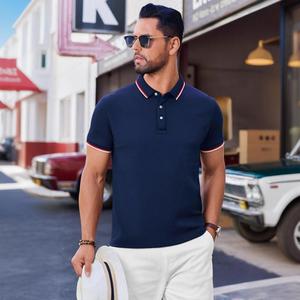 Biểu Tượng Tùy Chỉnh Heavyweight 220G Polo Áo Sơ Mi | Người Đàn Ông Của Quá Khcỡ Drop Shoulder Hai-Nút Placket S-6XL - Product Image 3
