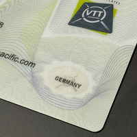Tarjeta de Seguridad con Microchip, Holograma de PVC Personalizado, Anti-Falsificación, Impermeable, para Impresión de Marca y Producto, Adhesivo Troquelado