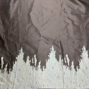 ムスリムカーディガンアバヤ、花柄ジャカードタフタ生地、イスラム教徒の服装、控えめなサウジアラビアとドバイのアバヤ、パネルデザイン - Product Image 6