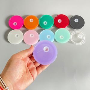 BPA Free Colorful <b>Plastic</b> Lid for 16oz Double Wall <b>Snow</b> <b>Globe</b> Glass Can - Product Image 4