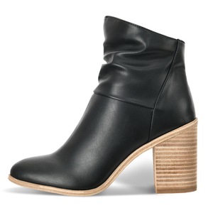 Bottes de printemps pour dames de haute qualité avec talon épais lisse en noir marron Tan Prix compétitif Collection d'automne Fabriqué en Chine - Product Image 1