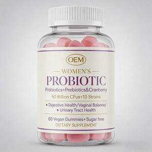 High-Strength Adult Women Probiotic <b>Gummies</b> <b>Vitamins</b> Vegan Sugar-Free Antioxidant Slippery Elm Immunity Support Memory Sleep - Product Image 3
