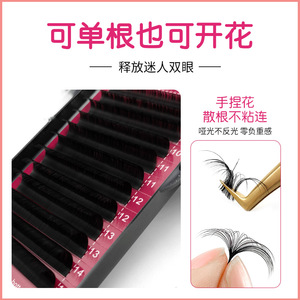 ขนตาปลอม Abonnie พรีเมียม ขนาด 0.05-0.10 มม. ความยาวผสม เกรดซาลอน แบบเส้นเดี่ยว - Product Image 3