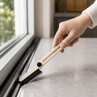 Brosse de nettoyage multifonction pour les fentes domestiques, en plastique, pour cuisinières et fenêtres