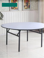 Table de banquet de mariage haut de gamme en PVC avec revêtement en bois pour restaurant