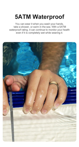 R10 Vòng thông minh đo nhiệt độ da nữ sinh lý nhắc nhở theo dõi nhịp tim điều khiển từ xa vòng ngón tay thông minh - Product Image 3