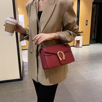 Tas Wanita Model Terbaru 2026 Grosir Fashion, Tas Tangan Wanita Berkualitas Tinggi dengan Rantai Selempang, Dompet Wanita Bahan Kulit PU Mewah