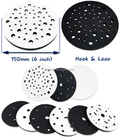 Tampons de protection EVERTOOL 6 pouces 52 trous Tampons d'interface Meule à marbre Polisseuse Disque de ponçage 150 mm Tampons de polissage diamantés