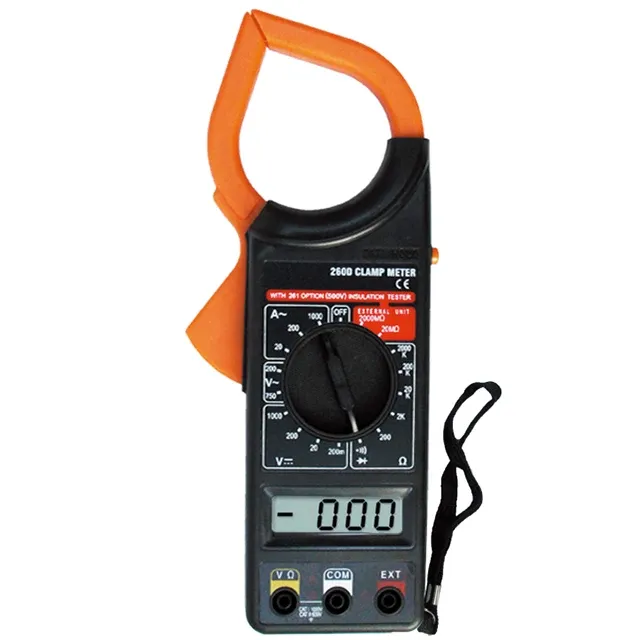 VLUUKE 260D High Precision Digital Only Clamp Meter 1000A Max AC Current 57mm Clamp Opening 0.2 Accuracy Class 20-200-1000A