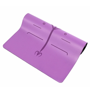 Tapis de yoga en caoutchouc naturel antidérapant, professionnel, pour la maison, isolation acoustique et absorption des chocs, fitness - Product Image 1