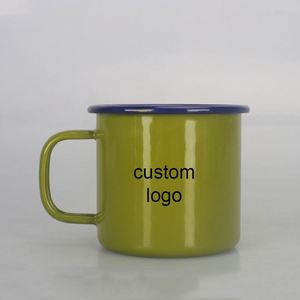 Tazas de Café de Esmalte Duraderas de 11oz y 12oz para Camping, Blancas, para Sublimación DIY, Tazas de Viaje Esmaltadas para Impresión DIY - Product Image 3