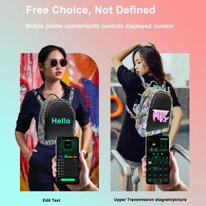 Led Backpack Children School <b>Bag</b> Travel <b>Bags</b> With Screen 13Inch Waterproof For Women And Lady Backpack Big Display Screen <b>Bag</b> - Product Image 4