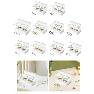 TongLing <span class=keywords><strong>Bracelet</strong></span> permanent 2 pièces en acier inoxydable pour <span class=keywords><strong>adulte</strong></span> avec logo personnalisé serti d'une pince plaquée or blanc <span class=keywords><strong>Bracelet</strong></span> d'amitié - Product Image 3