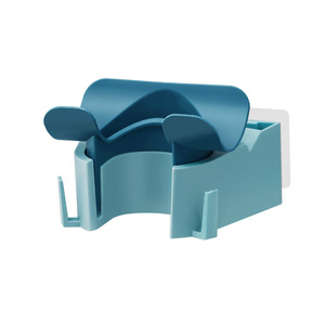 Rotatable Hair Dryer Holder Wall Mounted Punch Free Storage Rack Adjustable Directional <b>Bracket</b> - Product Image 5