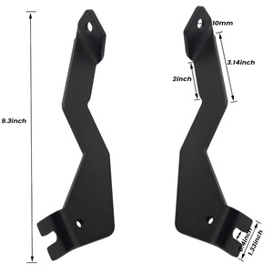 Soporte de Montaje para Luz LED en la Bisagra del Capó Delantero de Ford F150, Construcción Duradera de Acero, Corte Láser CNC, Recubrimiento en Polvo - Product Image 2