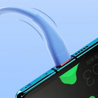 Câble USB Type-C 60W PD avec blindage tressé, charge rapide et transfert de données, plusieurs couleurs pour téléphones iOS et Android