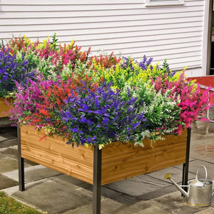 Ramo de Lavanda Artificial de 5/7 Ramas, Flores Falsas de Plástico, Simulación de Ramo, Decoración para Interiores, Hogar, Mesa, Adornos - Product Image 3