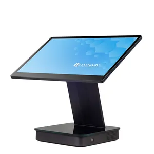 Retail Pos System Android 11 Os 15.6inch Touchscreen Cash Register Slim Thickness Metal All In 1 Pos Device