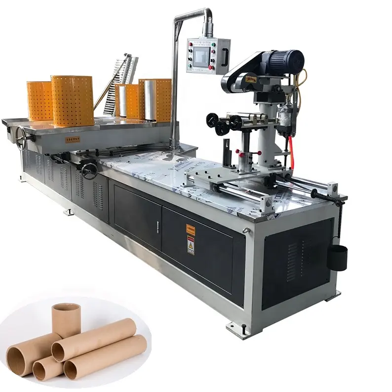 Hoge Snelheid Kraftpapier Kernbuis Snijmachine Spiraal Kartonnen Buis Core Making Machine