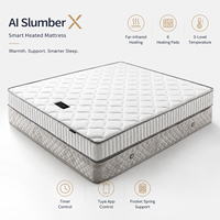 Usine de matelas intelligents en Chine, fournisseur OEM ODM de matelas à ressorts ensachés chauffants à infrarouge lointain pour projets hôteliers
