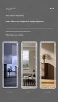 Miroirs muraux modernes 120x40cm pour salon, décoration artistique, hall, porche, maquillage - Quantités en gros Fuzhou, Dropshipping DDP