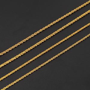 Joyería de Moda para Mujer Jxx, Cadena de Eslabones Gruesos Chapada en Oro de 24k, Estilo Moderno, Joyería de Latón al por Mayor - Product Image 2