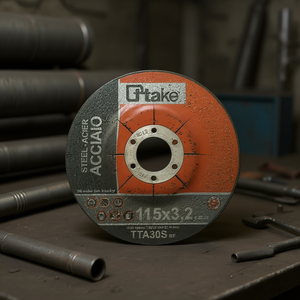 Disque de découpe abrasif Ttake 115x3.2 pour le meulage de l'acier et la découpe des métaux - Product Image 3