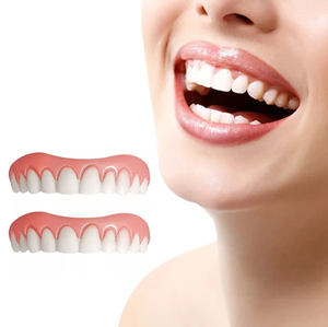 AMAIN Dentaduras postizas de <span class=keywords><strong>silicona</strong></span> artificiales cómodas <span class=keywords><strong>para</strong></span> dientes - Product Image 1