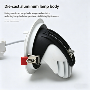 Faretto LED COB 25W 35W con Angolo di 24 Gradi e Luce Orientabile, Design Moderno in Alluminio per Casa e Ufficio - Product Image 2